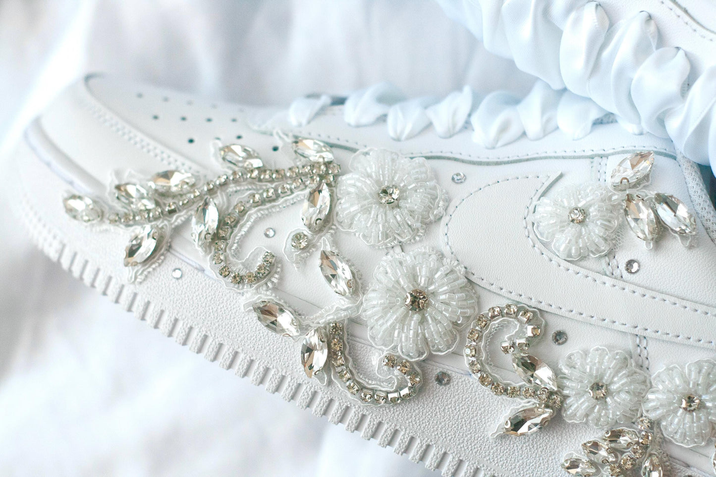 Bespoke Rhinestone Bridal Sneakers