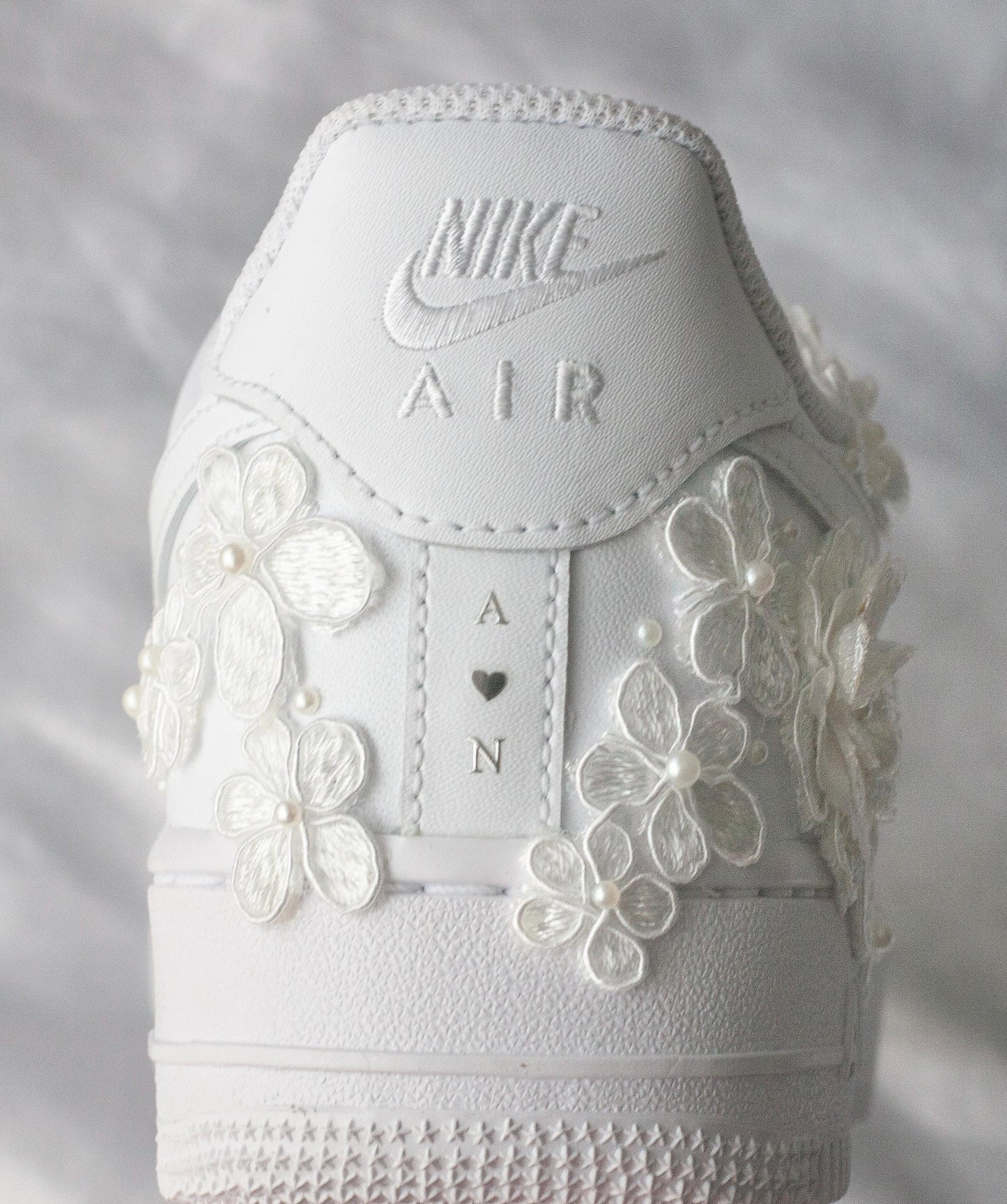 Bespoke Bridal Floral Luxury Embroidered Sneakers