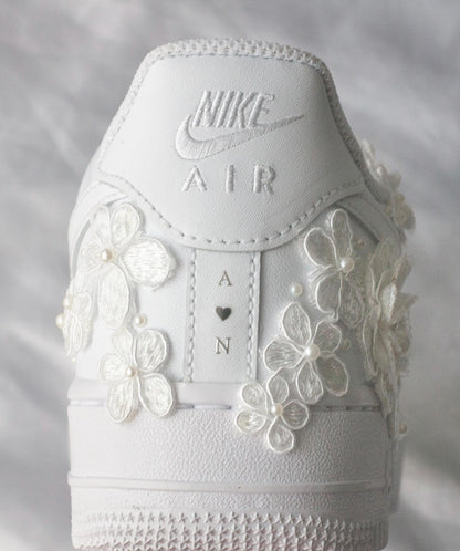 Bespoke Bridal Floral Luxury Embroidered Sneakers