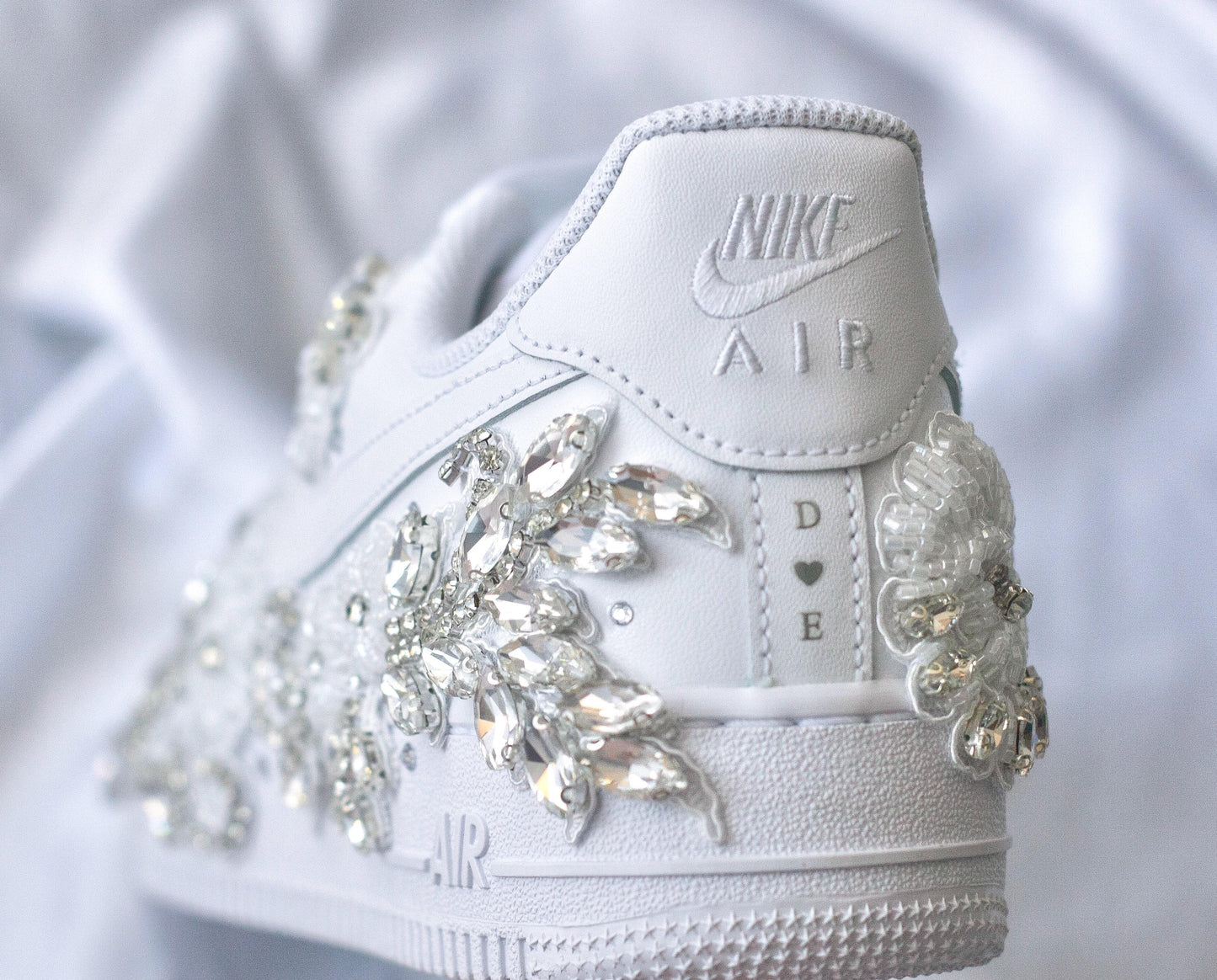 Bespoke Rhinestone Bridal Sneakers