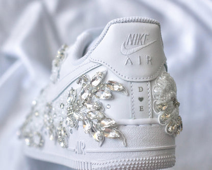Bespoke Rhinestone Bridal Sneakers