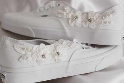 Bespoke Pearl Bridal Sneakers