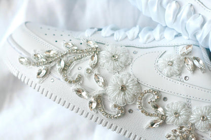 Bespoke Rhinestone Bridal Sneakers