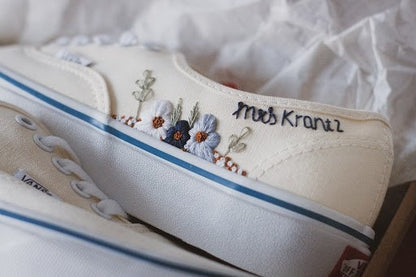 Bespoke Embroidered Bridal Sneakers