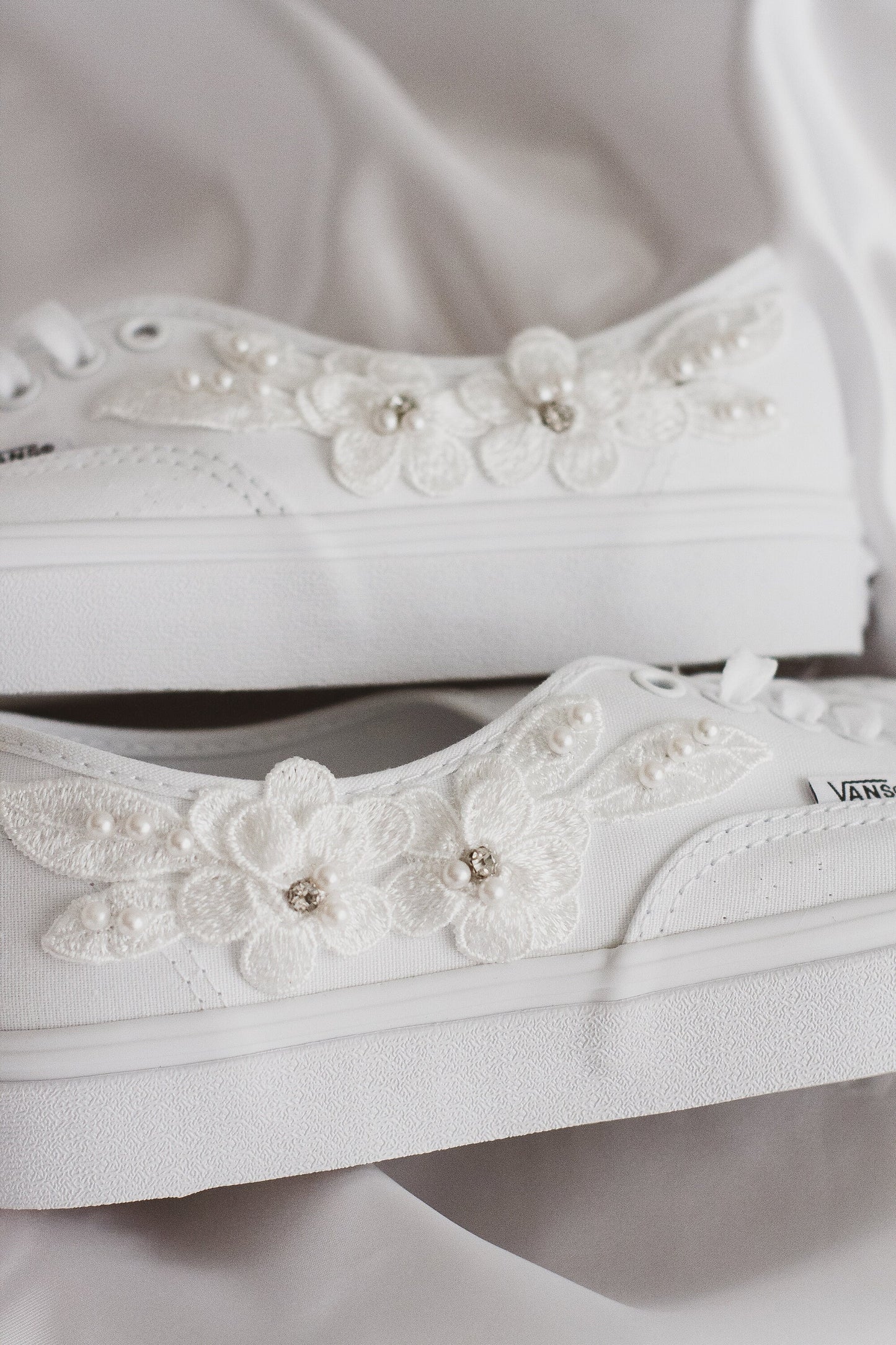 Bespoke Pearl Bridal Sneakers