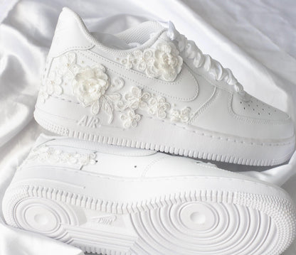 Bespoke Bridal Floral Luxury Embroidered Sneakers
