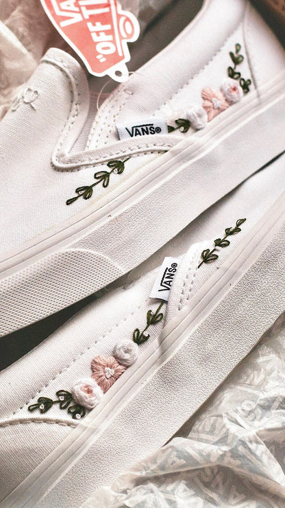 Bespoke Bridal Slip-on Sneakers