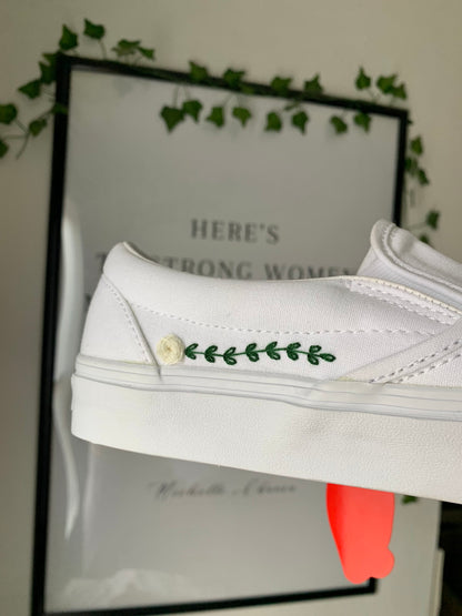 Bespoke Bridal Slip-on Sneakers