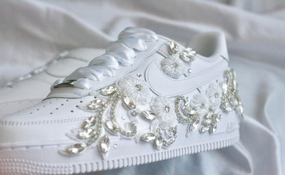 Bespoke Rhinestone Bridal Sneakers