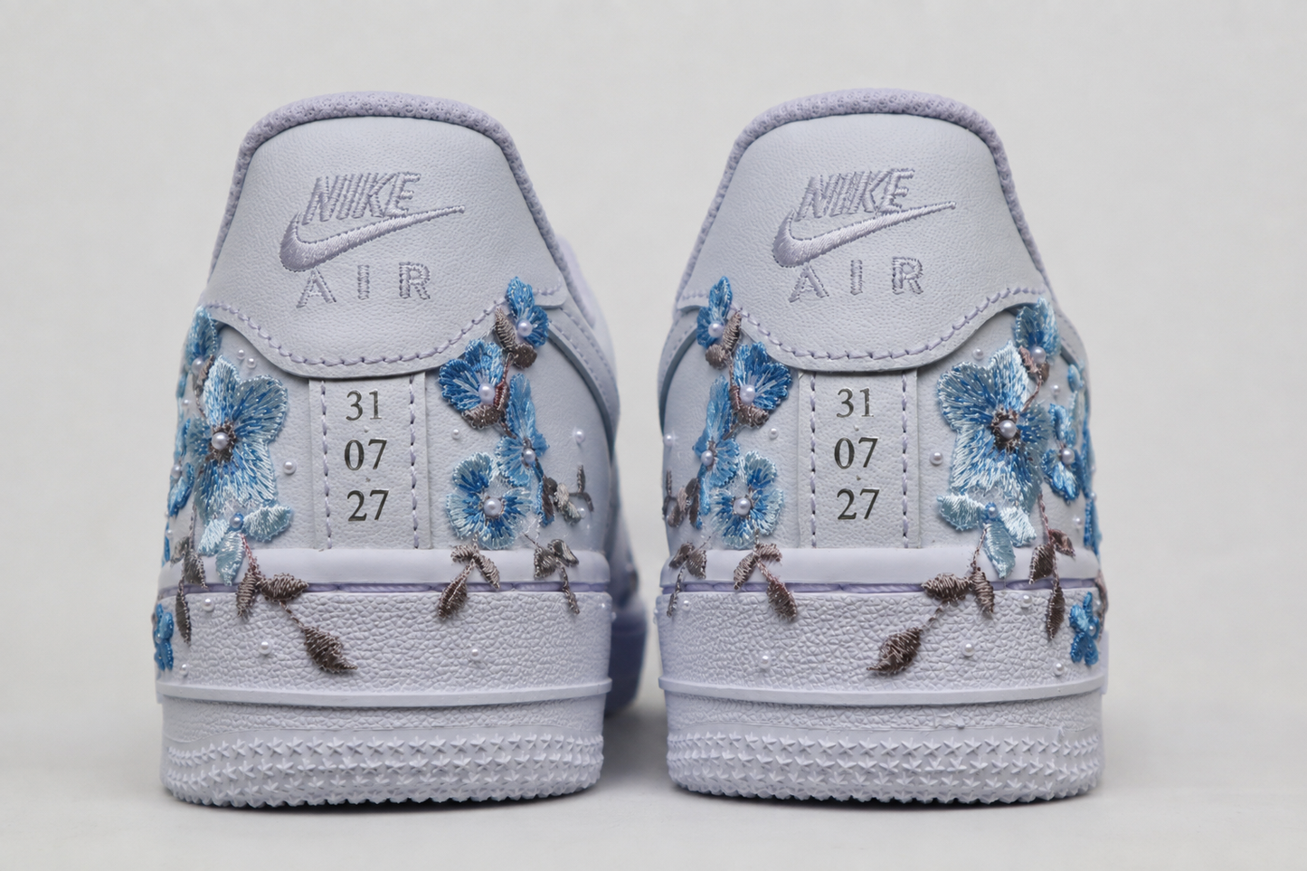 Something Baby Blue Bespoke Wedding Bridal Sneakers