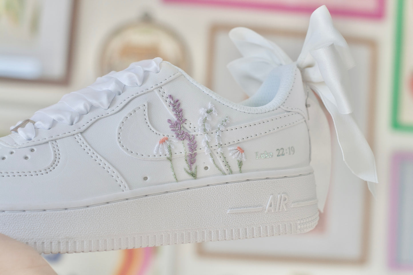 Holy Bloom Bespoke Holy Communion Sneakers
