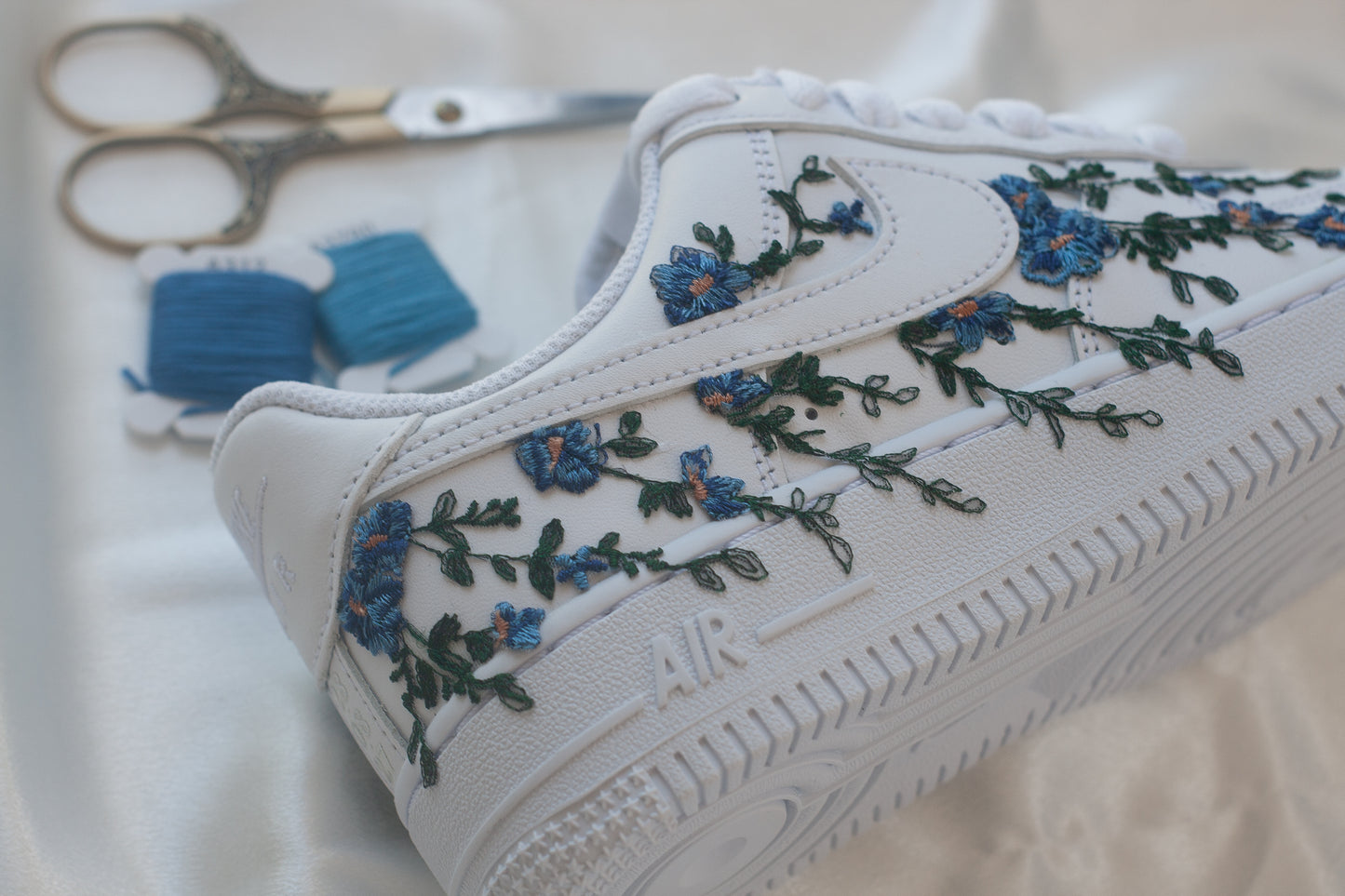 Something Navy Blue Bespoke Sneakers