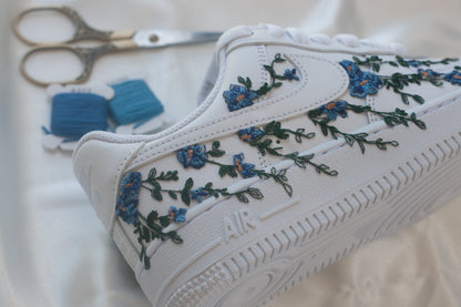 Something Navy Blue Bespoke Sneakers
