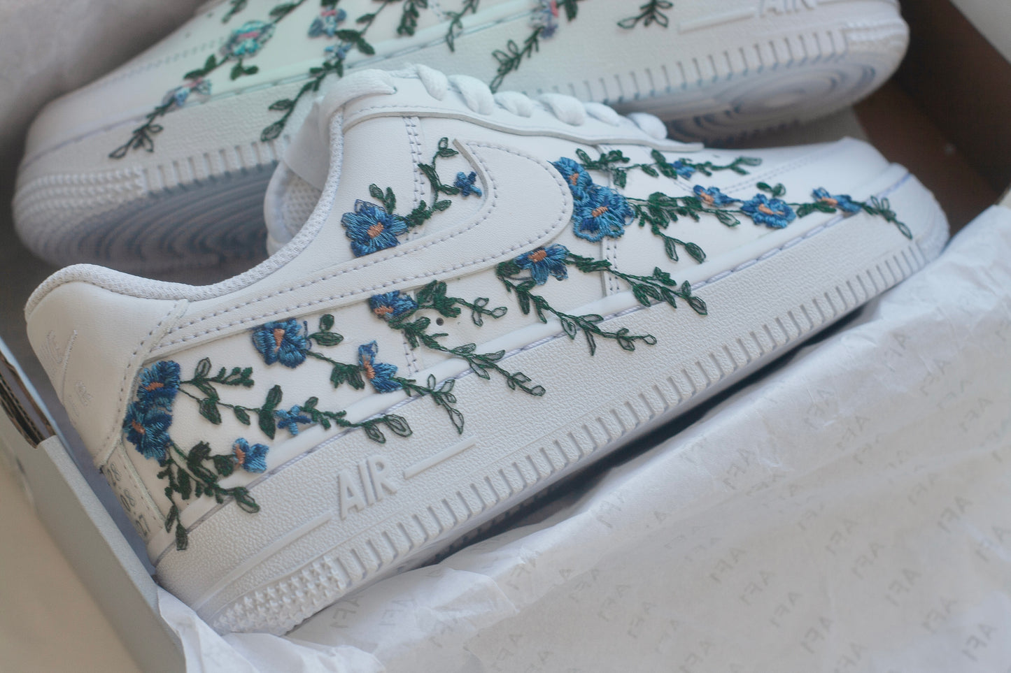 Something Navy Blue Bespoke Sneakers