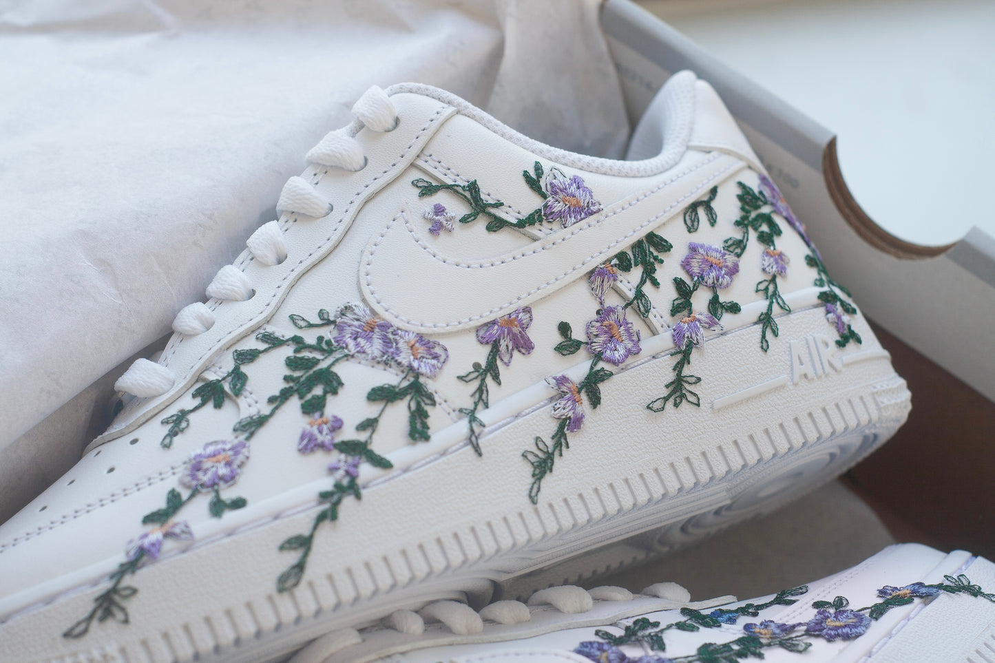 Something Lilac Handmade Bespoke Sneakers