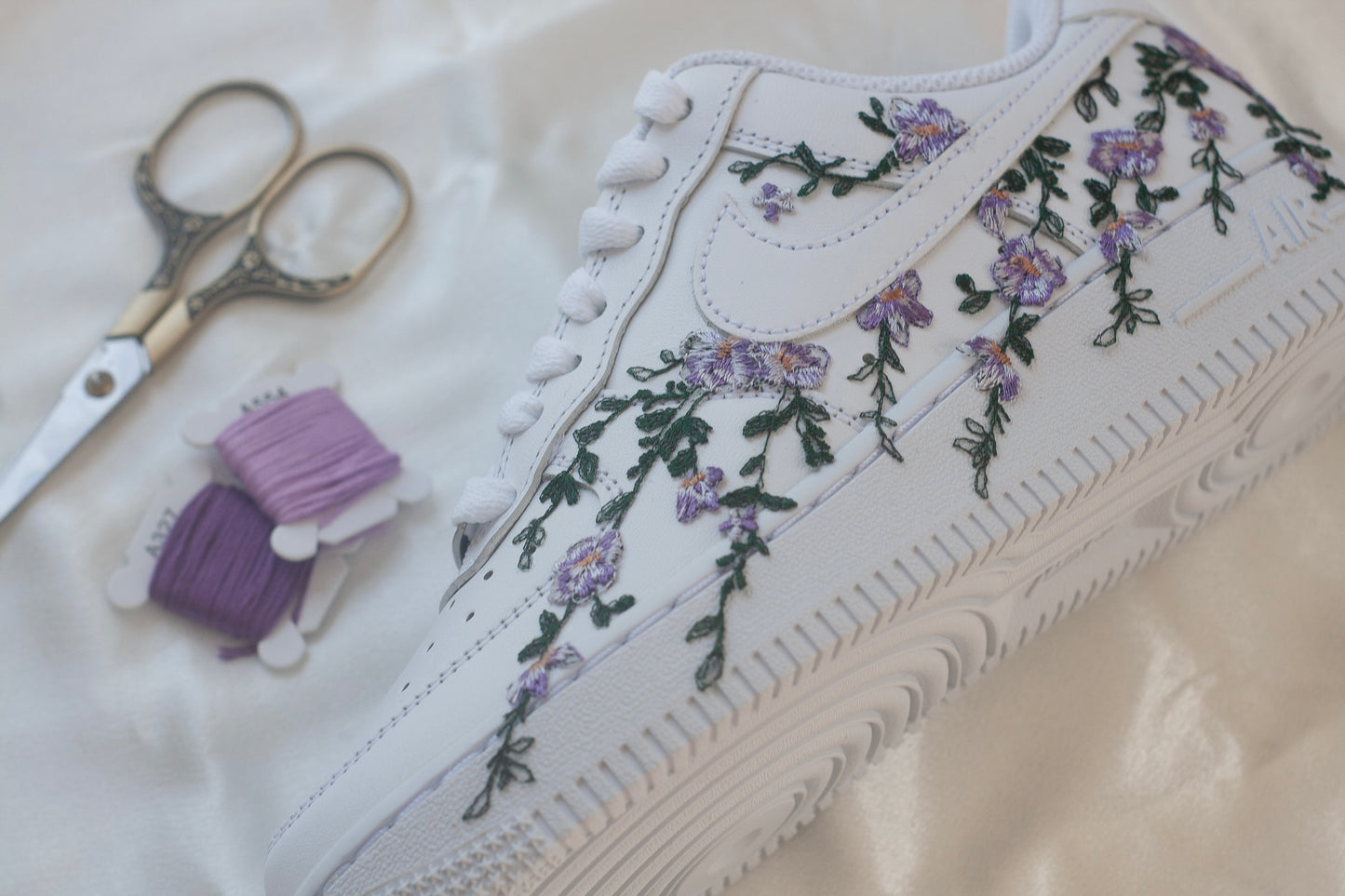 Something Lilac Handmade Bespoke Sneakers