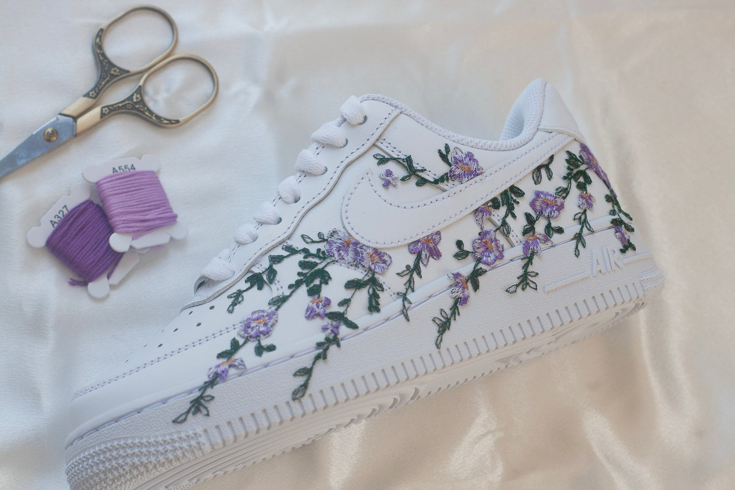 Something Lilac Handmade Bespoke Sneakers