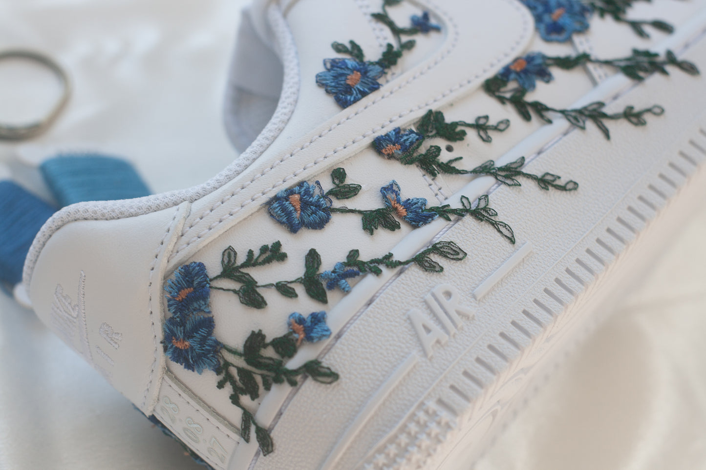 Something Navy Blue Bespoke Sneakers