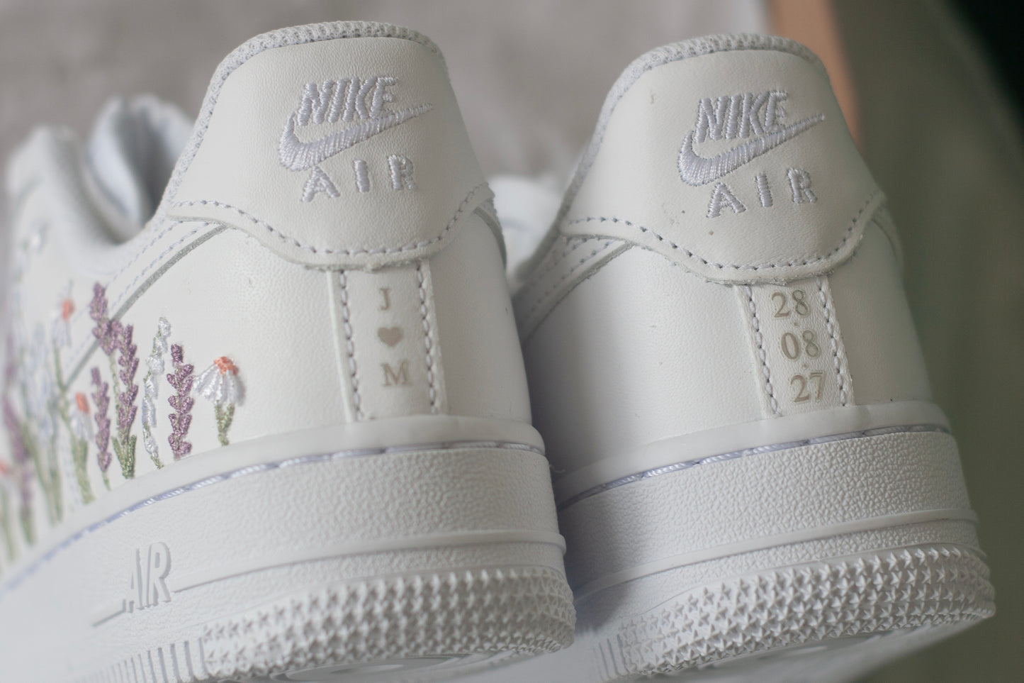 Wildflower Field Bespoke Handmade Sneakers