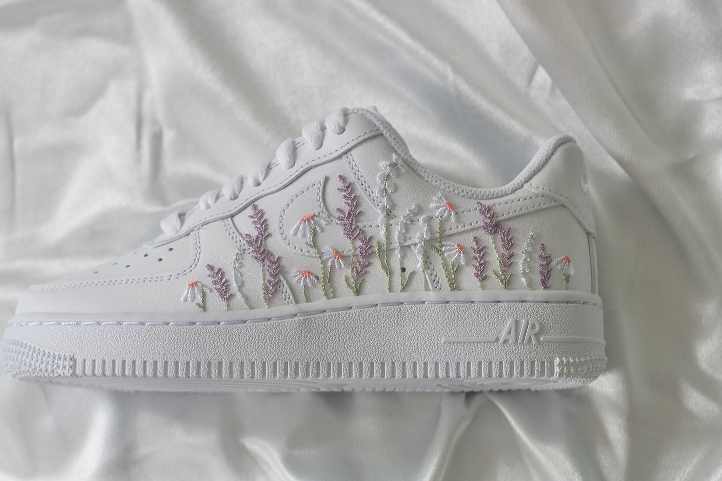 Wildflower Field Bespoke Handmade Sneakers