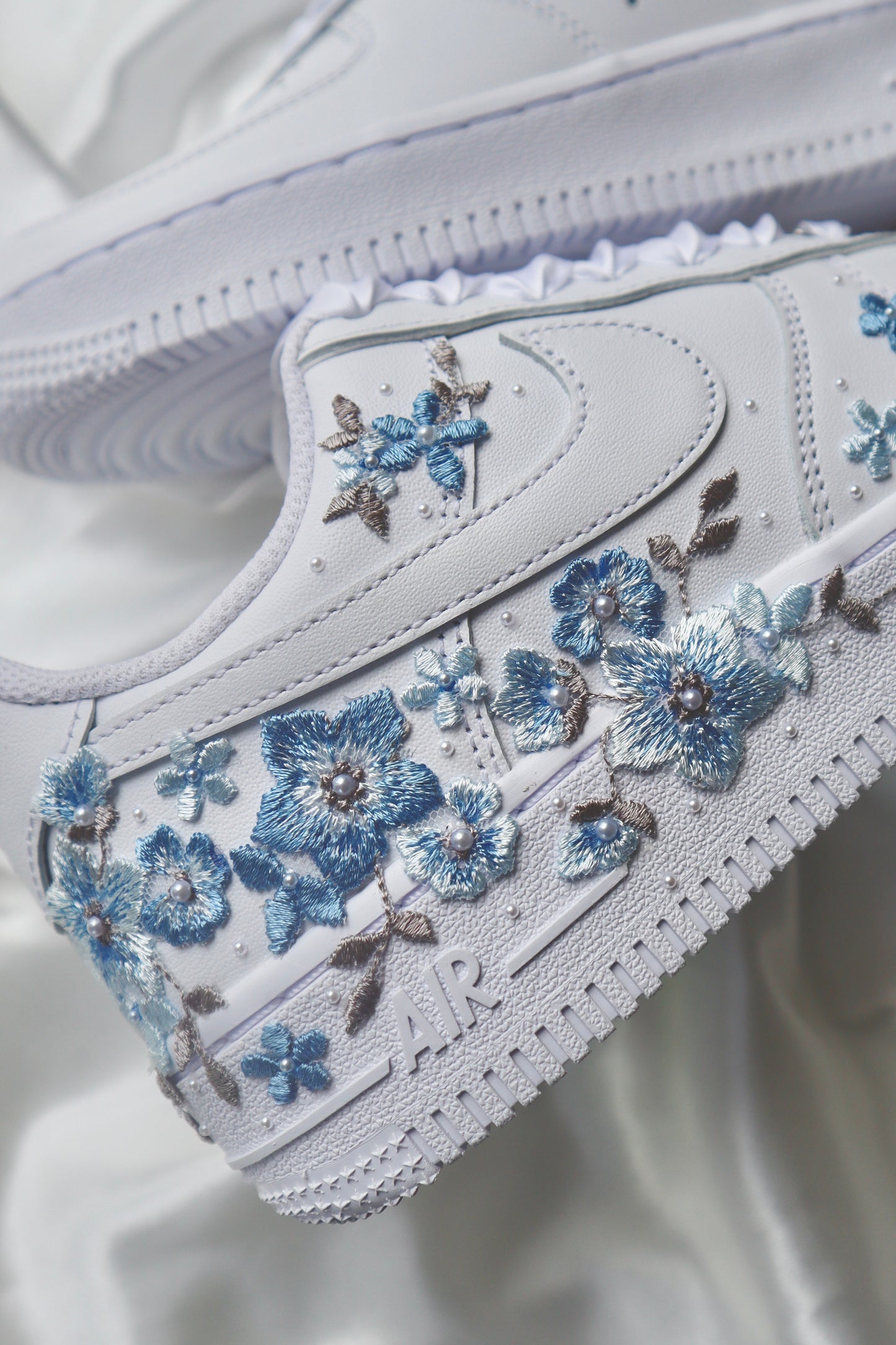 Something Baby Blue Bespoke Wedding Bridal Sneakers