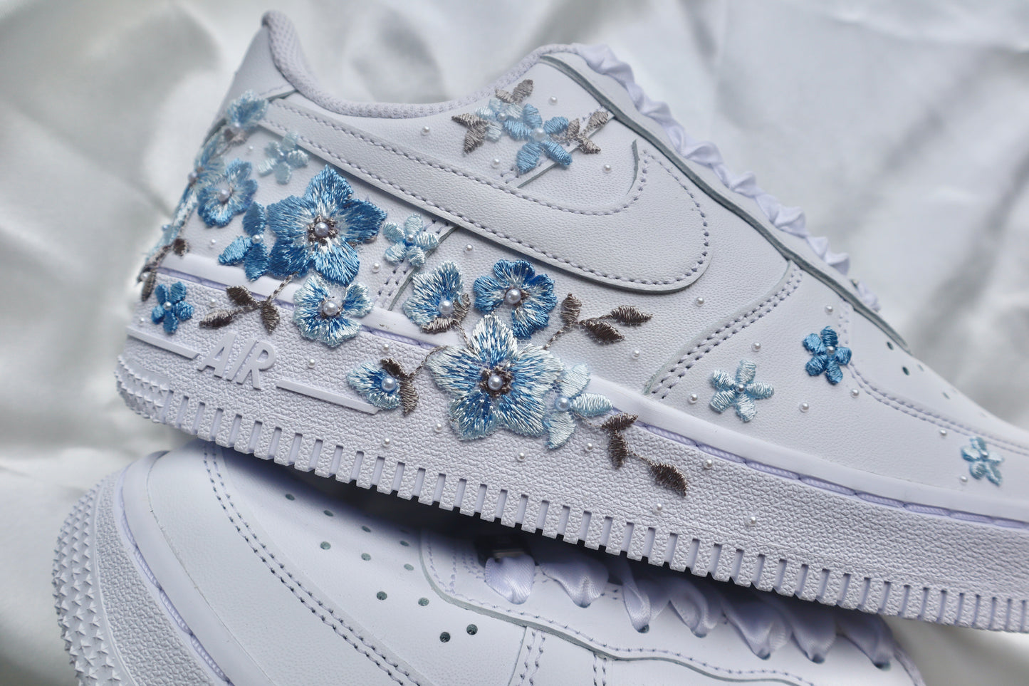 Something Baby Blue Bespoke Wedding Bridal Sneakers
