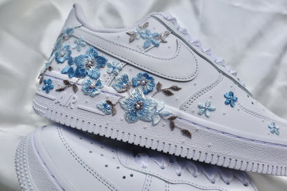 Something Baby Blue Bespoke Wedding Bridal Sneakers