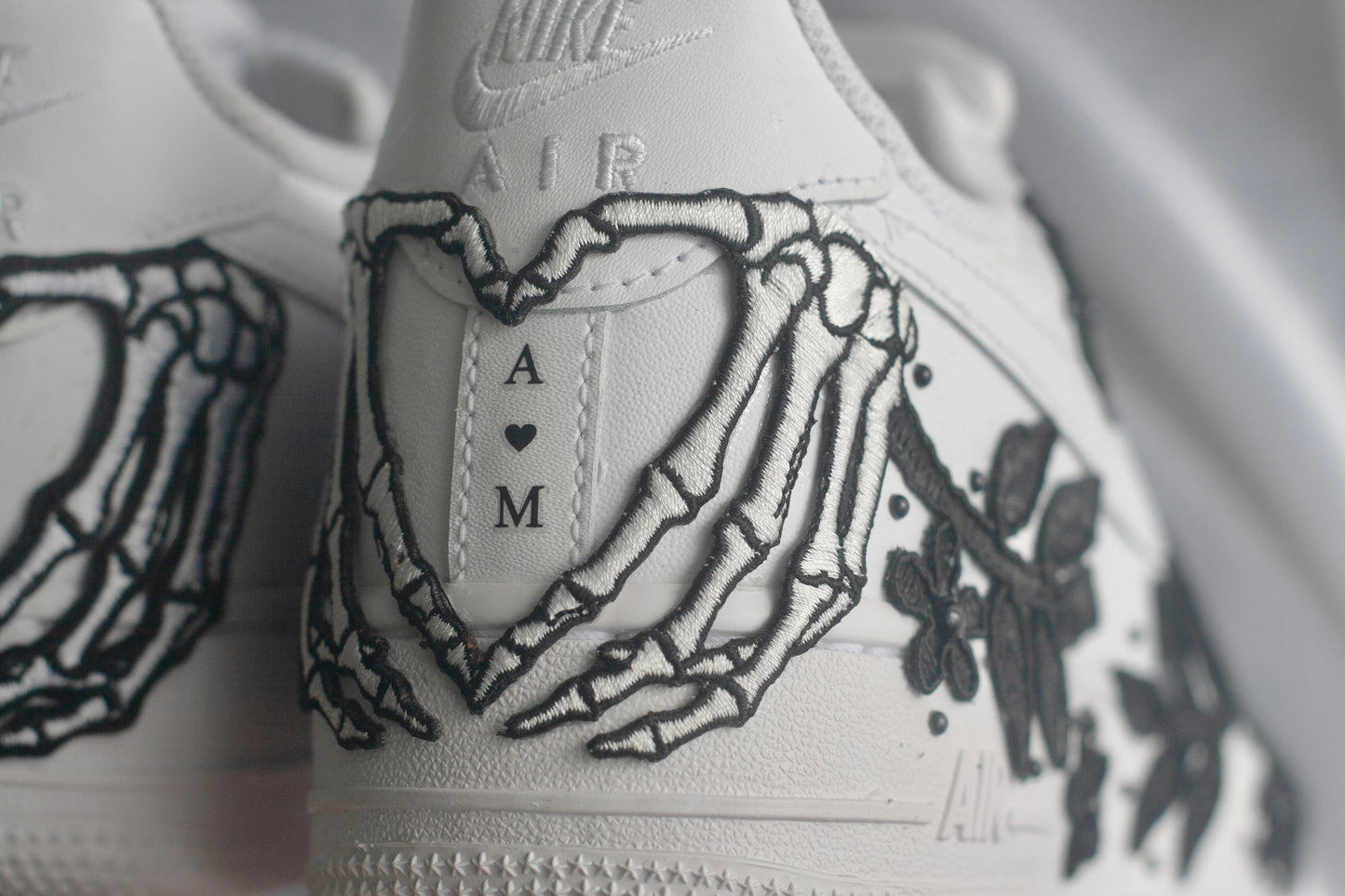 Bespoke Till Death Bridal Sneakers Style 3