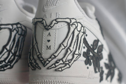 Bespoke Till Death Bridal Sneakers Style 3