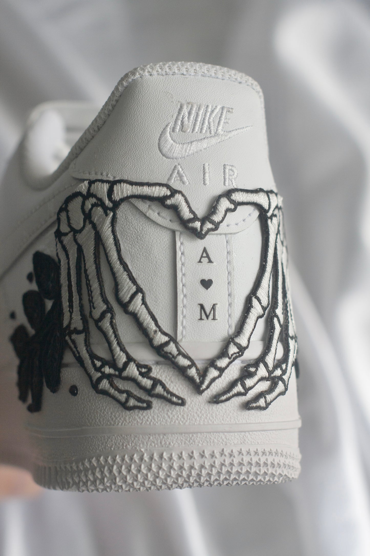 Bespoke Till Death Bridal Sneakers Style 3