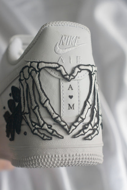 Bespoke Till Death Bridal Sneakers Style 3