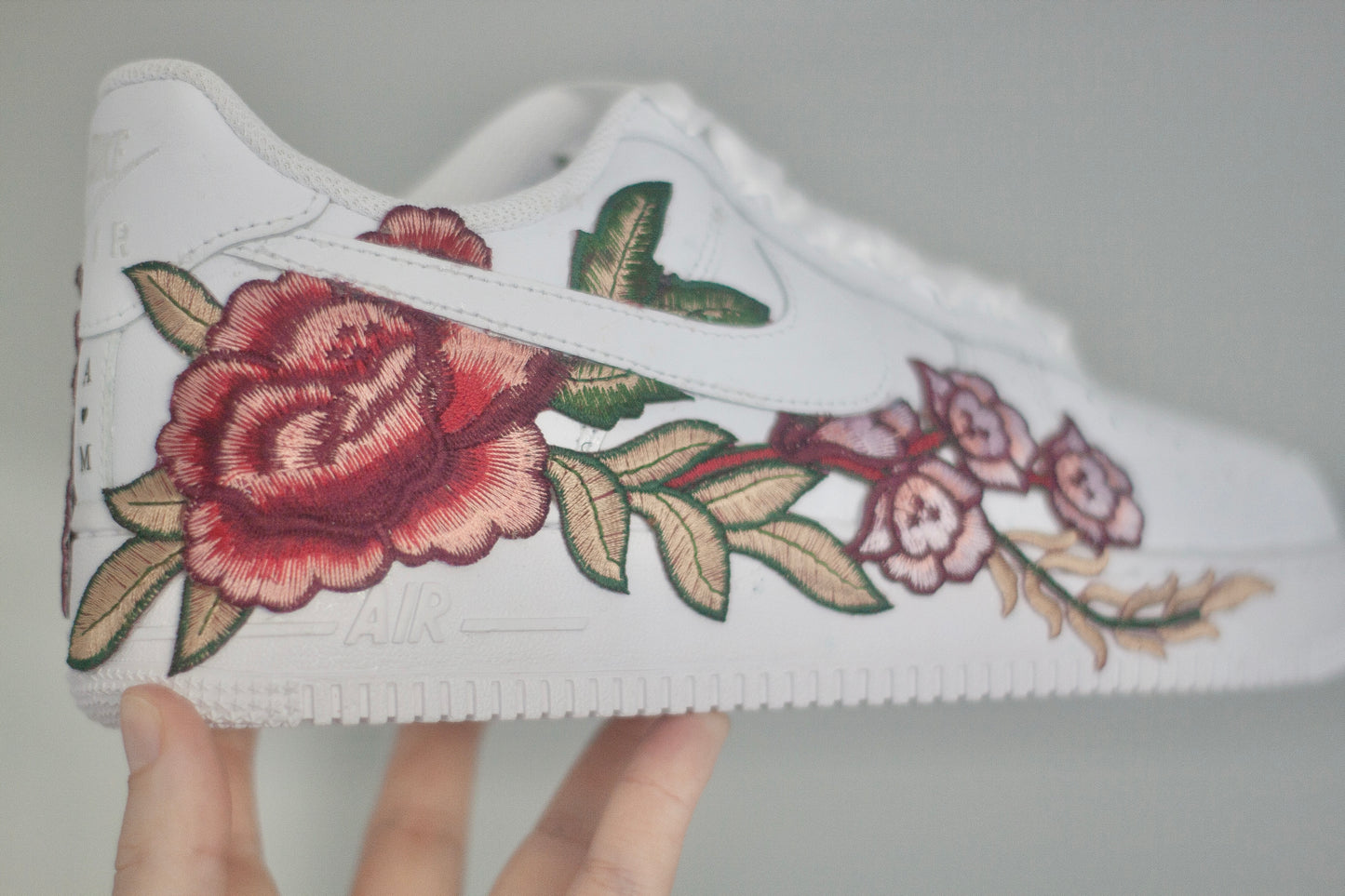 Bespoke Rose Bridal Sneakers