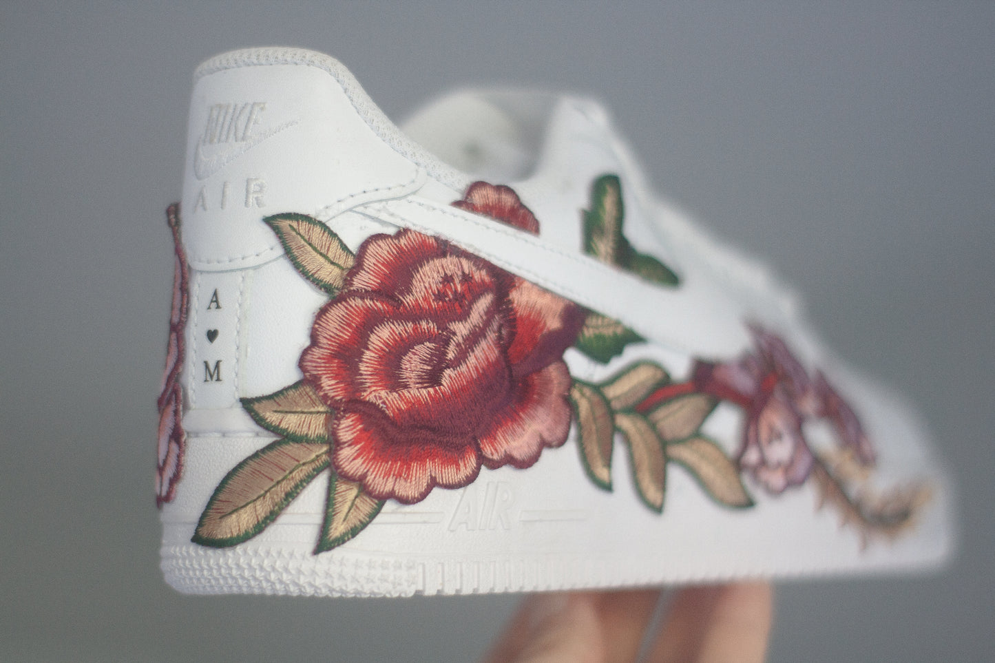 Bespoke Rose Bridal Sneakers