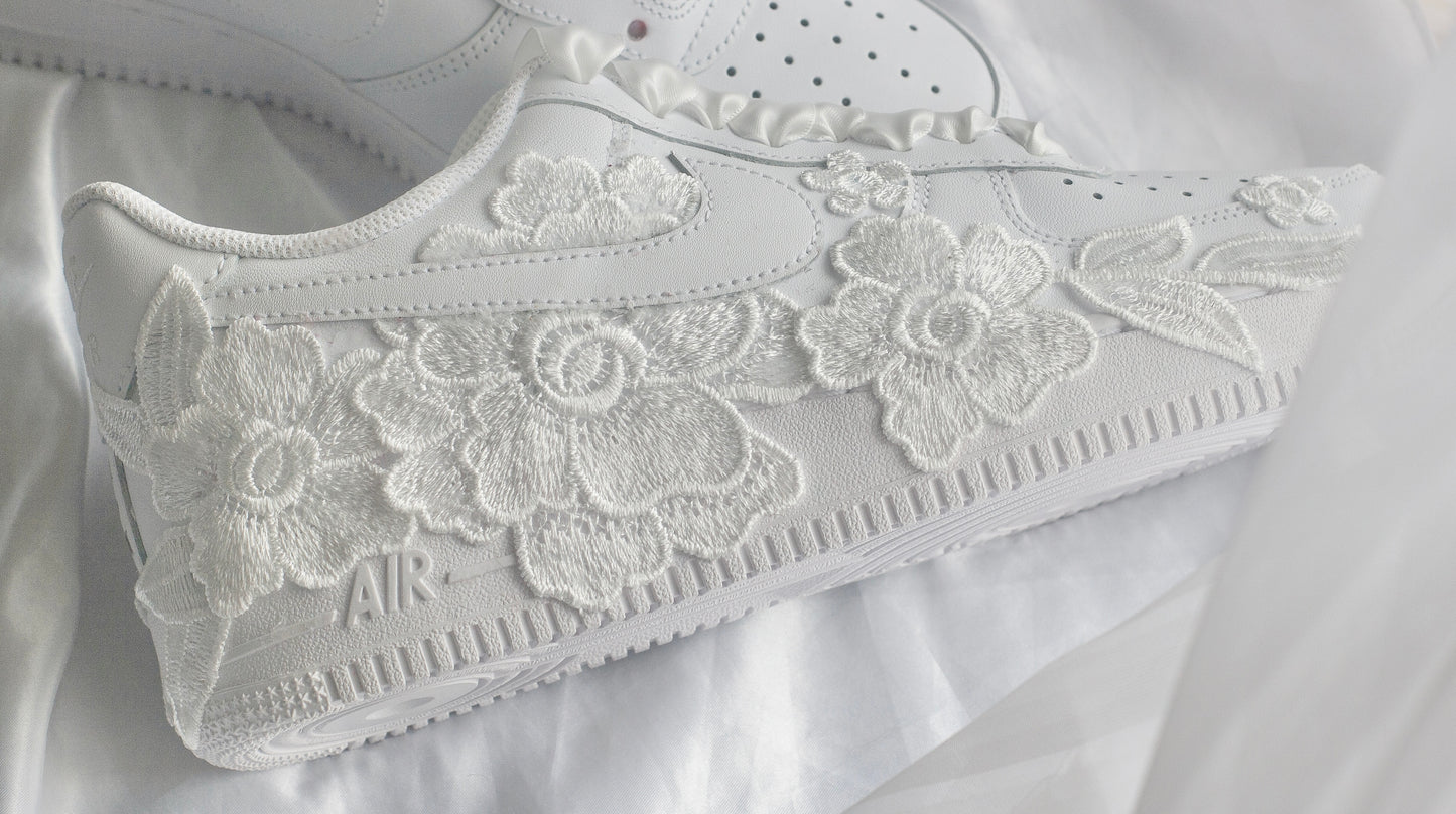 Artisan Floral Bridal Sneakers