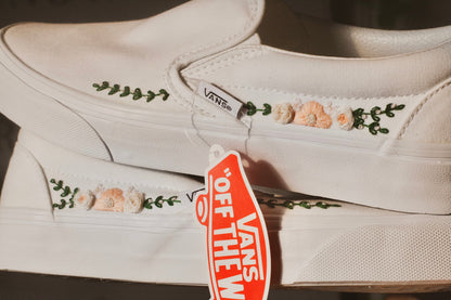 Bespoke Bridal Slip-on Sneakers