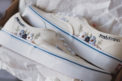 Bespoke Embroidered Bridal Sneakers