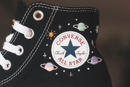 Custom Zodiac Platform Sneakers – Embroidered Design