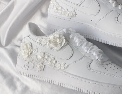 Bespoke Bridal Floral Luxury Embroidered Sneakers