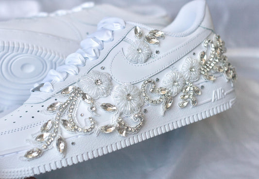 Bespoke Rhinestone Bridal Sneakers