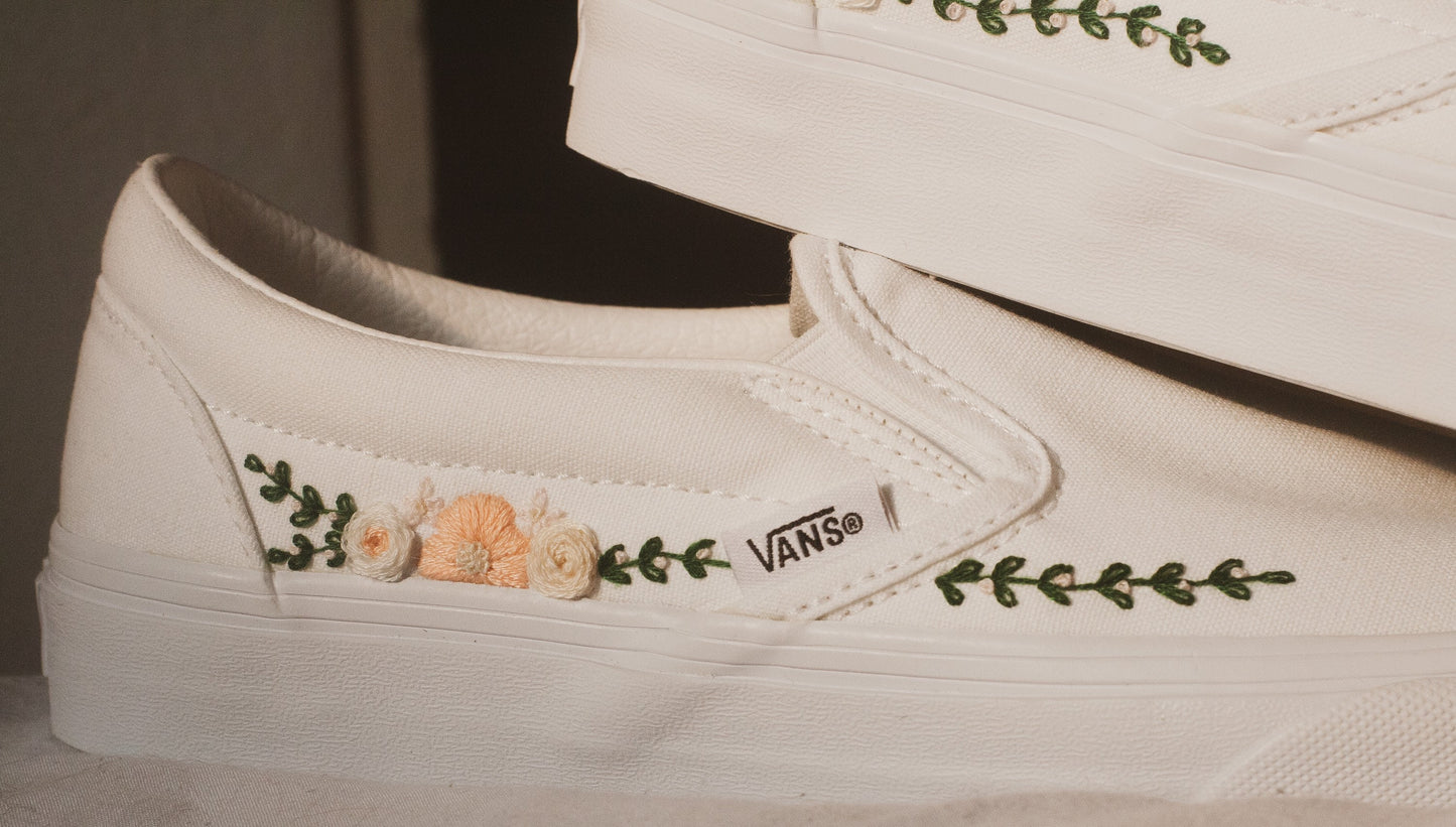 Bespoke Bridal Slip-on Sneakers